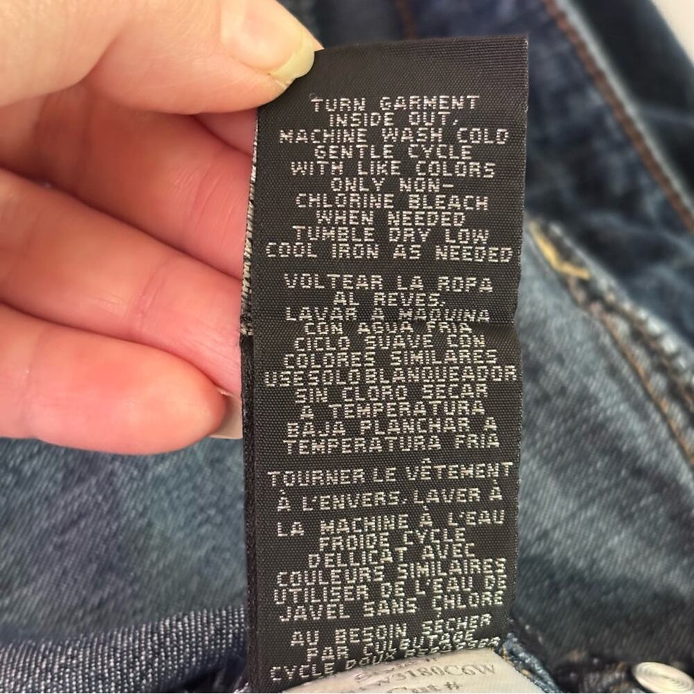 A3 Denim Blue Women's Cropped Jeans Size 22W - Picture 7 of 9